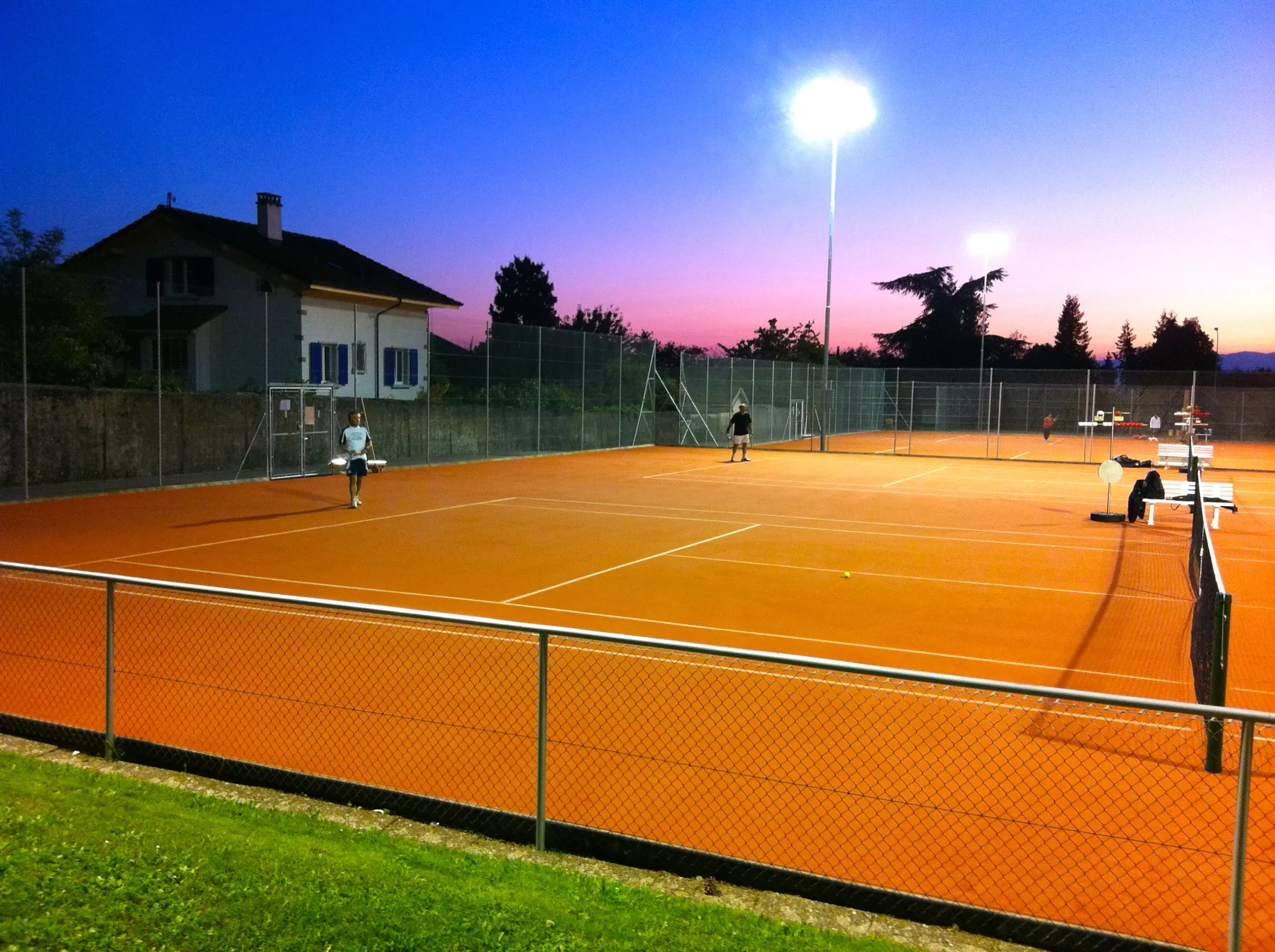 Tennis courts at Tennis Club Prilly